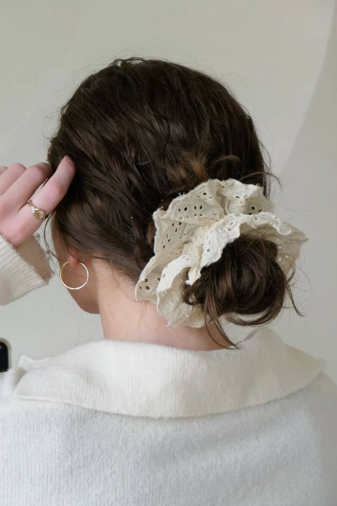 Halo Lace Scrunchie