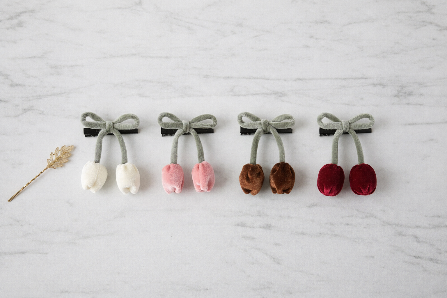 Velvet Tulip Hair Pin
