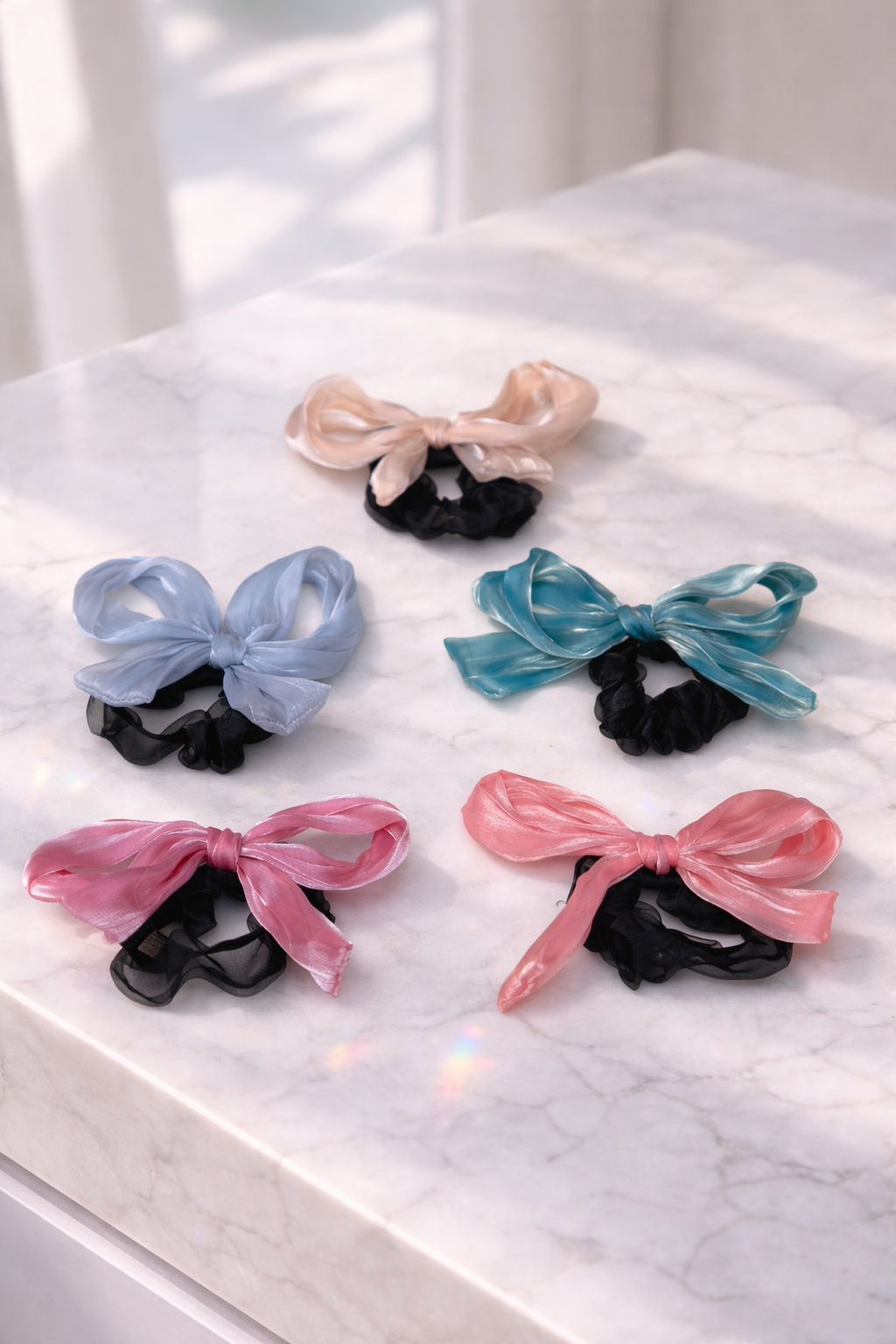 Cloud Bow Hair Tie