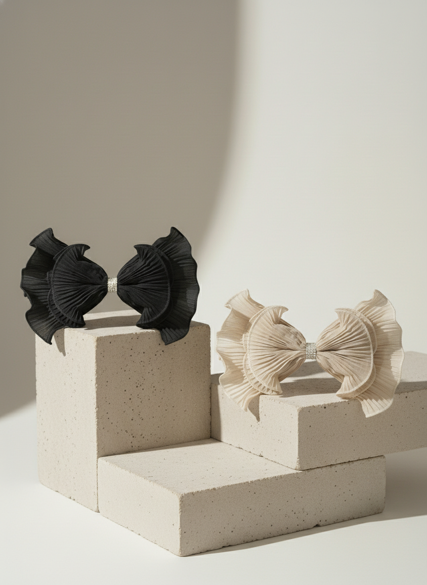 Tissue Bow Hair Pin