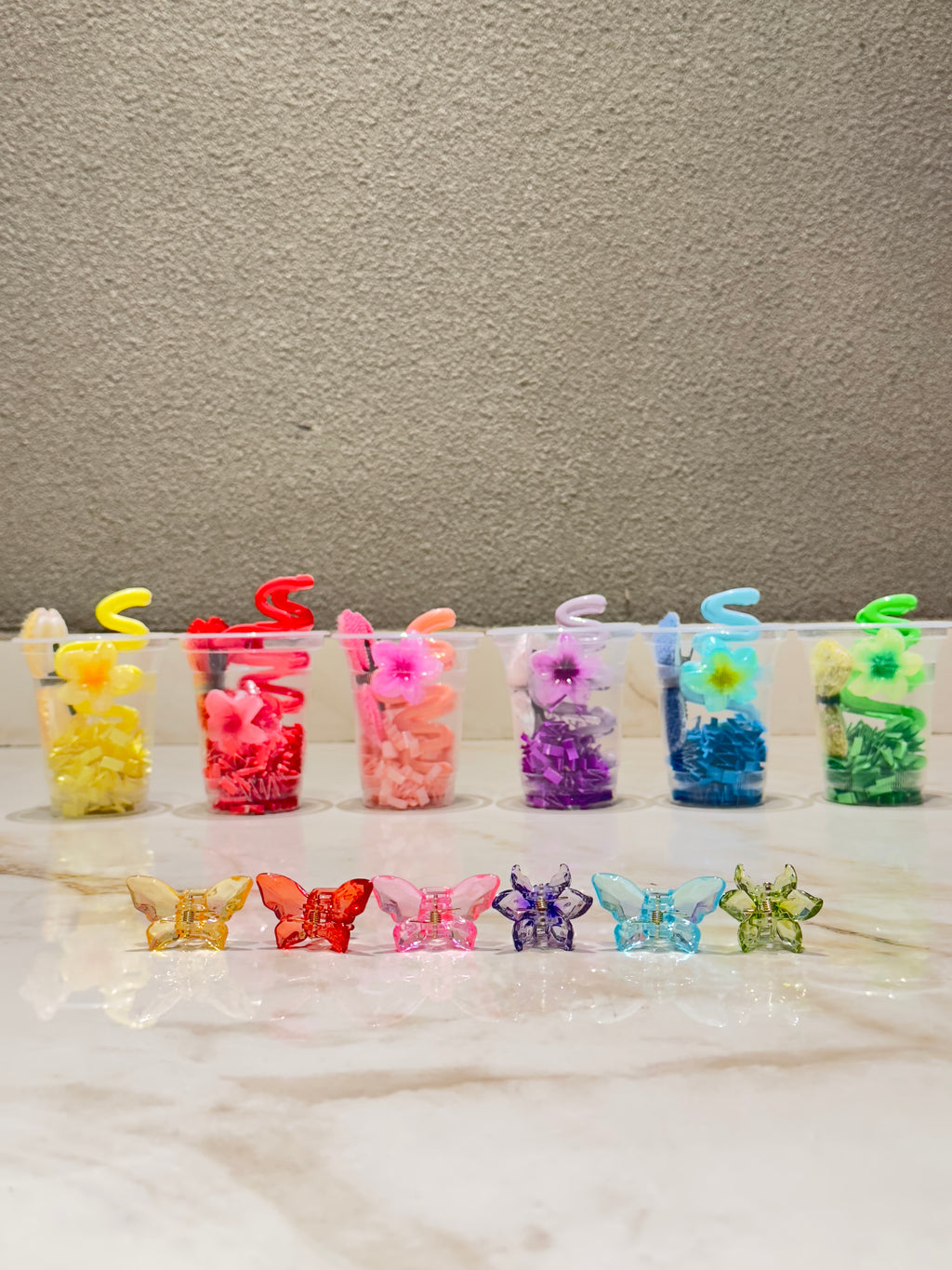 Colourful Glass Hampers