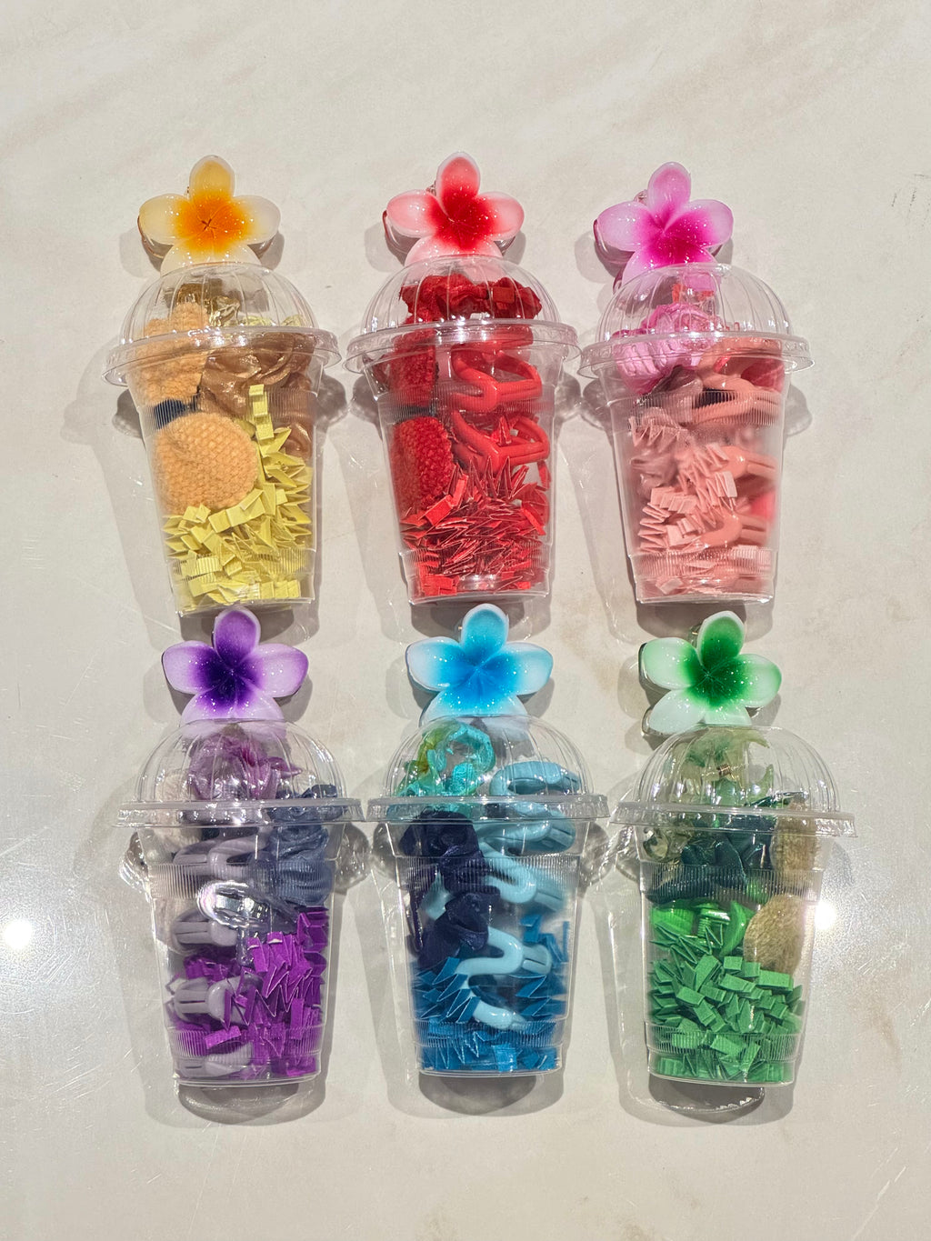 Colourful Glass Hampers