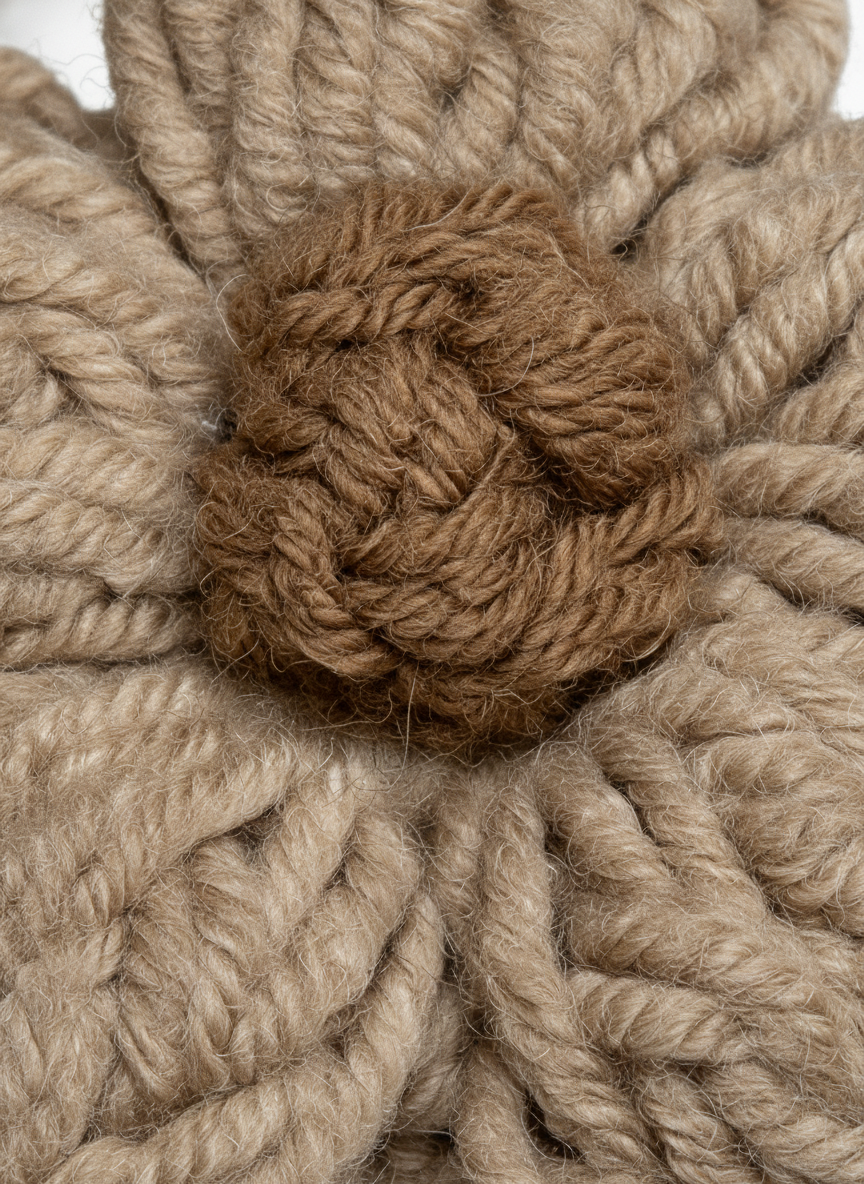 Crochet Flower Hair Pin