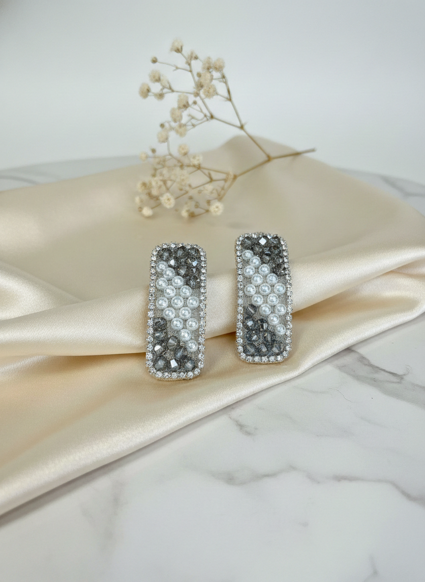 Pearl Crystal Tic Tac (PAIR)