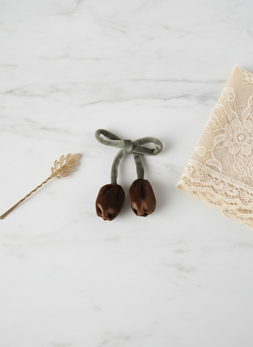 Velvet Tulip Hair Pin