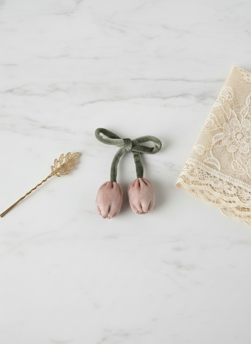 Velvet Tulip Hair Pin