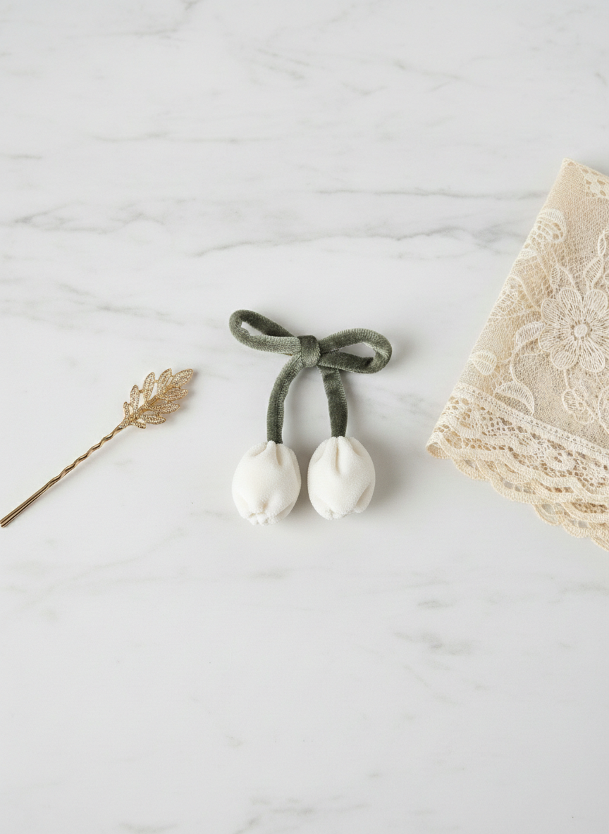 Velvet Tulip Hair Pin