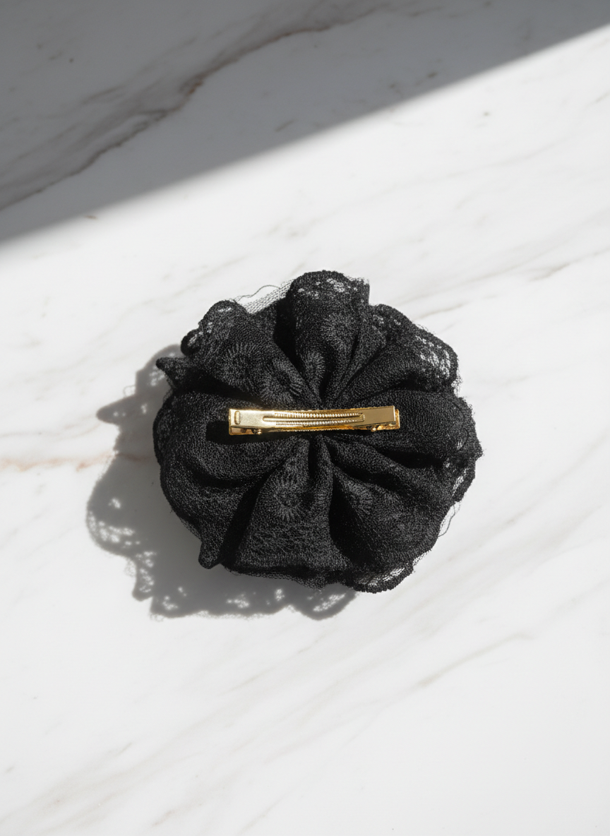 Flower Lace Pearl Hair Pin