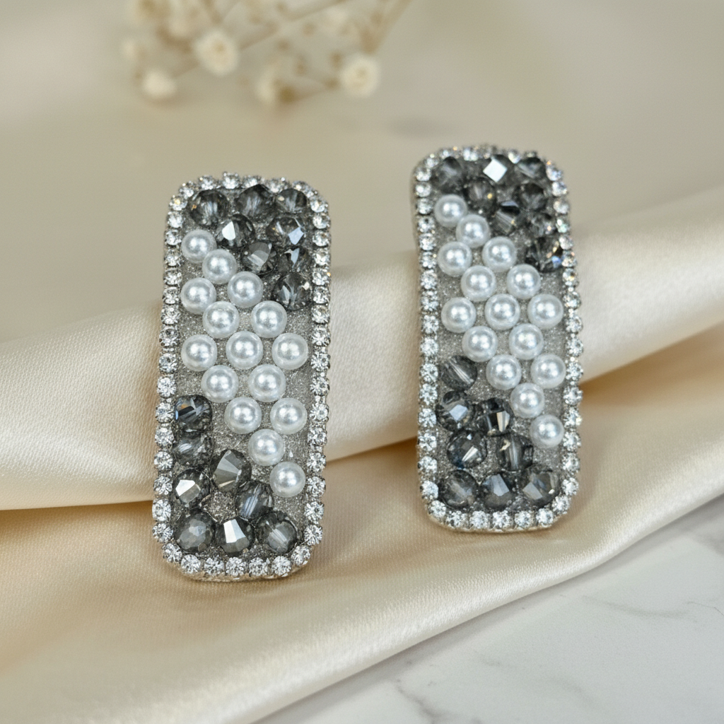 Pearl Crystal Tic Tac (PAIR)